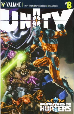 Unity (2nd Series) 8 published by Valiant with cover art by Mico Suayan