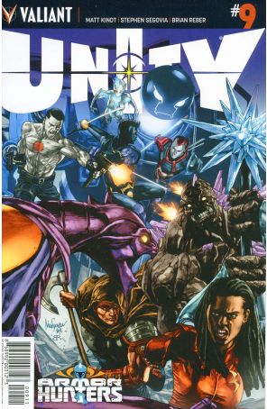 Unity (2nd Series) 9 published by Valiant with cover art by Mico Suayan