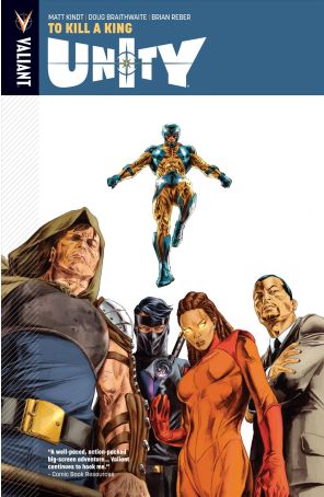 Unity (2nd Series) TPB 1 published by Valiant with cover art by Doug Braithwaite