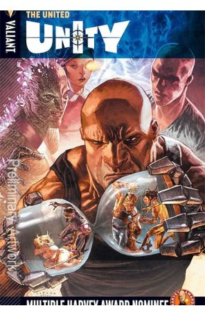Unity (2nd Series) TPB 4 published by Valiant with cover art by Lewis Larosa