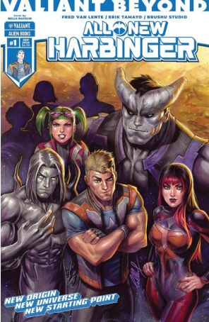 Valiant Beyond: All-New Harbinger 1A published by Valiant with cover art by Bella Rachlin