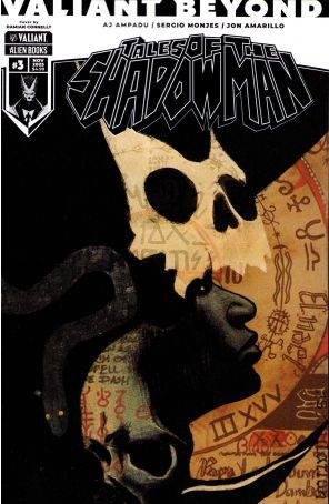 Valiant Beyond: Tales of the Shadowman 3A published by Valiant with cover art by Damian Connelly