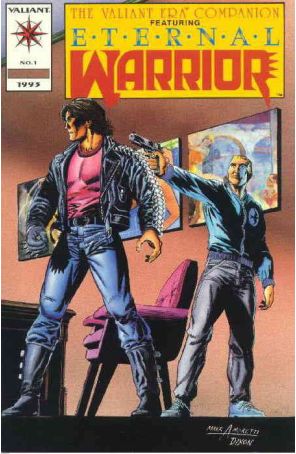 The Valiant Era Companion 1 published by Valiant with cover art by Mark Moretti