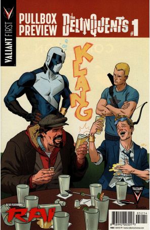 Valiant First Pullbox Preview 4 published by Valiant with cover art by Philip Tan