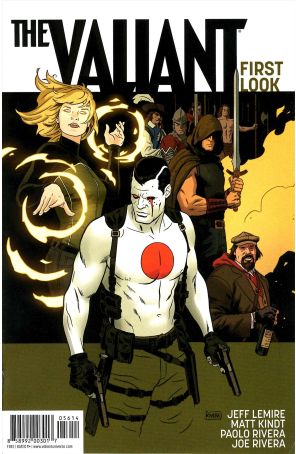 Valiant: First Look 1 published by Valiant with cover art by Paolo Rivera