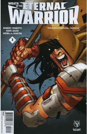 Wrath Of The Eternal Warrior 3A published by Valiant with cover art by David Lafuente