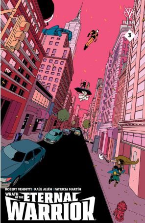 Wrath Of The Eternal Warrior 3C published by Valiant with cover art by Marcos Martin