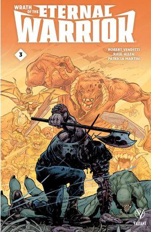 Wrath Of The Eternal Warrior 3D published by Valiant with cover art by Tom Fowler