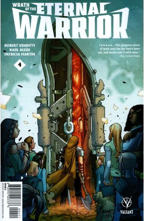 Wrath Of The Eternal Warrior 4A published by Valiant with cover art by David Lafuente
