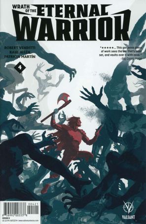 Wrath Of The Eternal Warrior 4B published by Valiant with cover art by Raul Allen