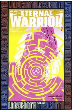 Wrath Of The Eternal Warrior 7A published by Valiant with cover art by Raul Allen