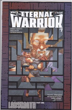 Wrath Of The Eternal Warrior 7B published by Valiant with cover art by Pere Perez