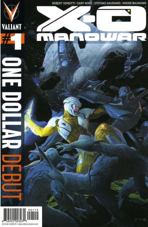 X-O Manowar (3rd Series) 1 (5th) published by Valiant with cover art by Esad Ribic