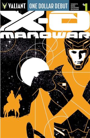 X-O Manowar (3rd Series) 1 (7th) published by Valiant with cover art by David Aja