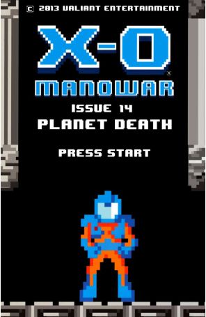 X-O Manowar (3rd Series) 14A published by Valiant with cover art by Matthew Waite