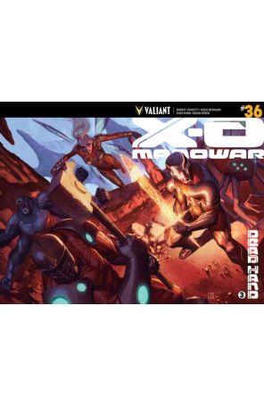 X-O Manowar (3rd Series) 36B published by Valiant with cover art by Jorge Molina