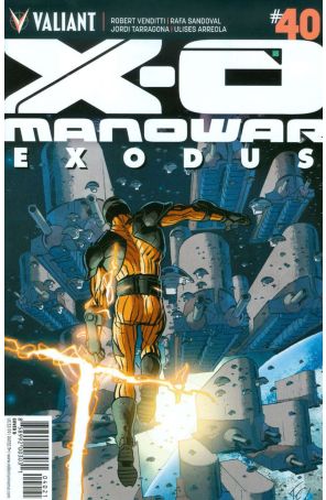 X-O Manowar (3rd Series) 40B published by Valiant with cover art by Tom Fowler