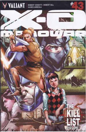X-O Manowar (3rd Series) 43A published by Valiant with cover art by Phil Jimenez