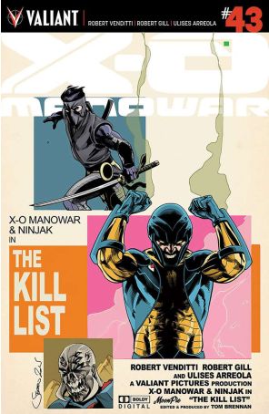 X-O Manowar (3rd Series) 43B published by Valiant with cover art by Stephen Mooney
