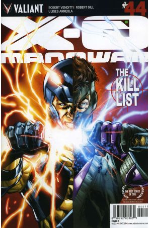 X-O Manowar (3rd Series) 44A published by Valiant with cover art by Phil Jimenez