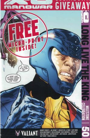 X-O Manowar (3rd Series) 50L (in bag) published by Valiant with cover art by Phil Jimenez