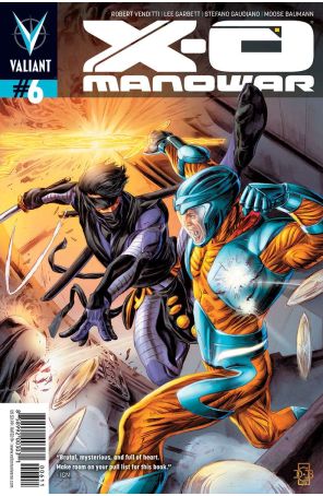 X-O Manowar (3rd Series) 6 published by Valiant with cover art by Doug Braithwaite