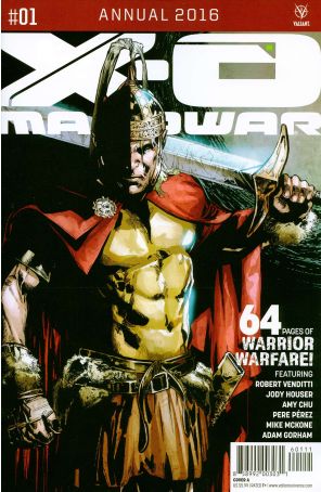 X-O Manowar (3rd Series) Annual 2016A published by Valiant with cover art by Phil Jimenez