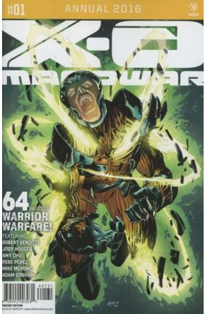 X-O Manowar (3rd Series) Annual 2016C published by Valiant with cover art by Brian Level