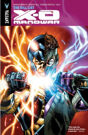 X-O Manowar (3rd Series) TPB 11 published by Valiant with cover art by Phil Jimenez