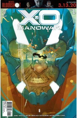 X-O Manowar (4th Series) 1A published by Valiant with cover art by Christian Ward
