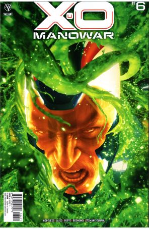 X-O Manowar (4th Series) 6A published by Valiant with cover art by Rahzzah