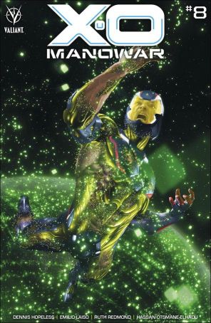 X-O Manowar (4th Series) 8A published by Valiant with cover art by Rahzzah