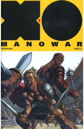 X-O Manowar 2017 17A published by Valiant with cover art by Lewis Larosa