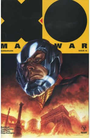 X-O Manowar 2017 18A published by Valiant with cover art by Lewis Larosa
