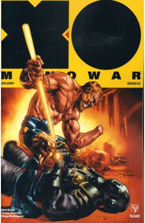 X-O Manowar 2017 2A published by Valiant with cover art by Lewis Larosa