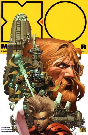 X-O Manowar 2017 2F published by Valiant with cover art by Tomas Giorello