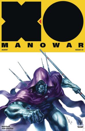 X-O Manowar 2017 22B published by Valiant with cover art by Alan Quah