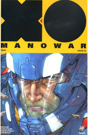 X-O Manowar 2017 25A published by Valiant with cover art by Kenneth Rocafort