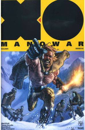 X-O Manowar 2017 3A published by Valiant with cover art by Lewis Larosa