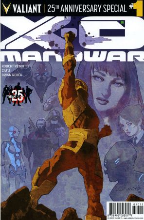 X-O Manowar: Valiant 25th Anniversary Special 1A published by Valiant with cover art by Cary Nord