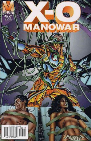 X-O Manowar 67 published by Valiant with cover art by Butch Guice