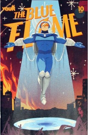 The Blue Flame 10B published by Vault with cover art by Yoshi Yoshitani