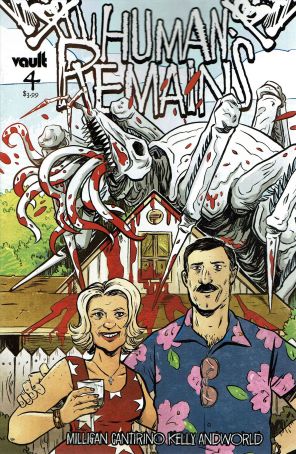 Human Remains (Vault) 4 published by Vault with cover art by Josh Hixson