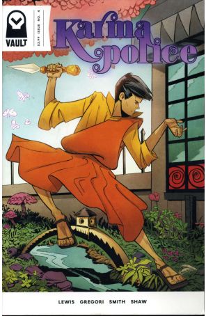 Karma Police 4 published by Vault with cover art by Tony Gregori