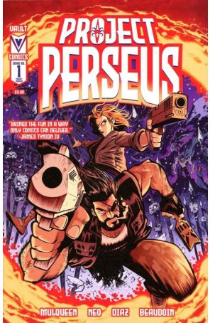 Project Perseus 1A published by Vault with cover art by Edison Neo