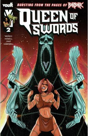 Queen of Swords 2A published by Vault with cover art by Corin Howell