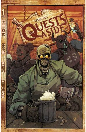 Quests Aside 1A published by Vault with cover art by Michael Dialynas