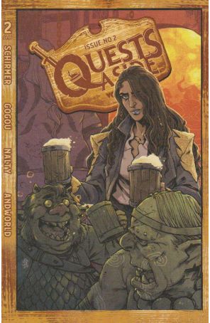 Quests Aside 2A published by Vault with cover art by Michael Dialynas