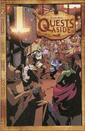 Quests Aside 2 published by Vault with cover art by Elena Gogou