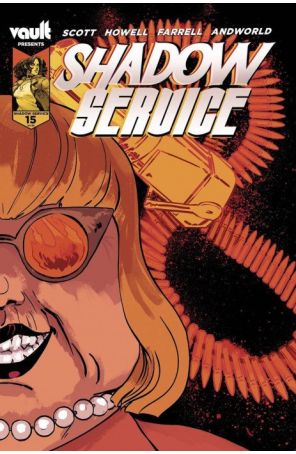 Shadow Service 15B published by Vault with cover art by Rye Hickman